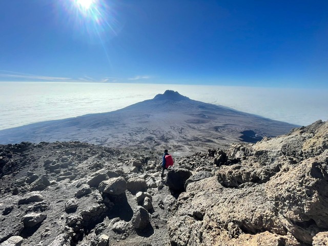 Kilimanjaro summit landscape